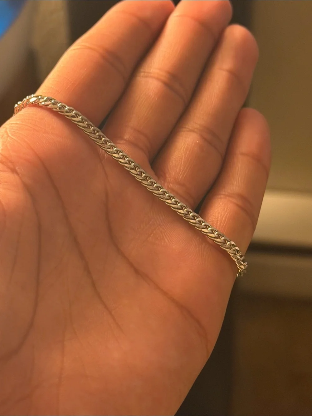 Silver Cuban Link Bracelet — 4mm